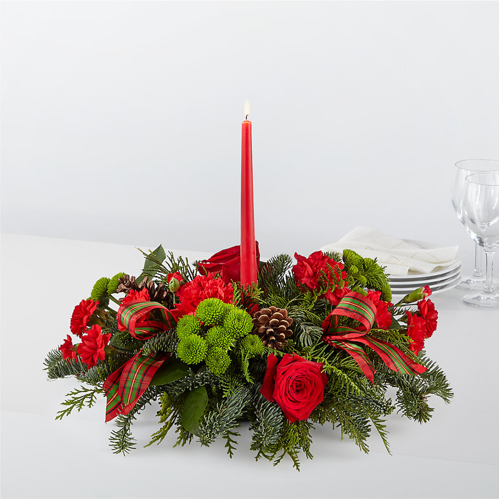 By the Candlelight Centerpiece – BROWN'S FLOWERS & GIFTS, Fircrest WA