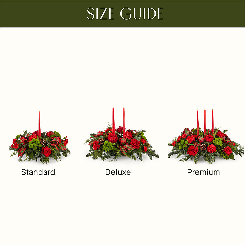 By the Candlelight Centerpiece – BROWN'S FLOWERS & GIFTS, Fircrest WA