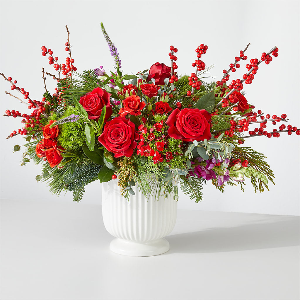 Big Red Bow Bouquet – BROWN'S FLOWERS & GIFTS, Fircrest WA