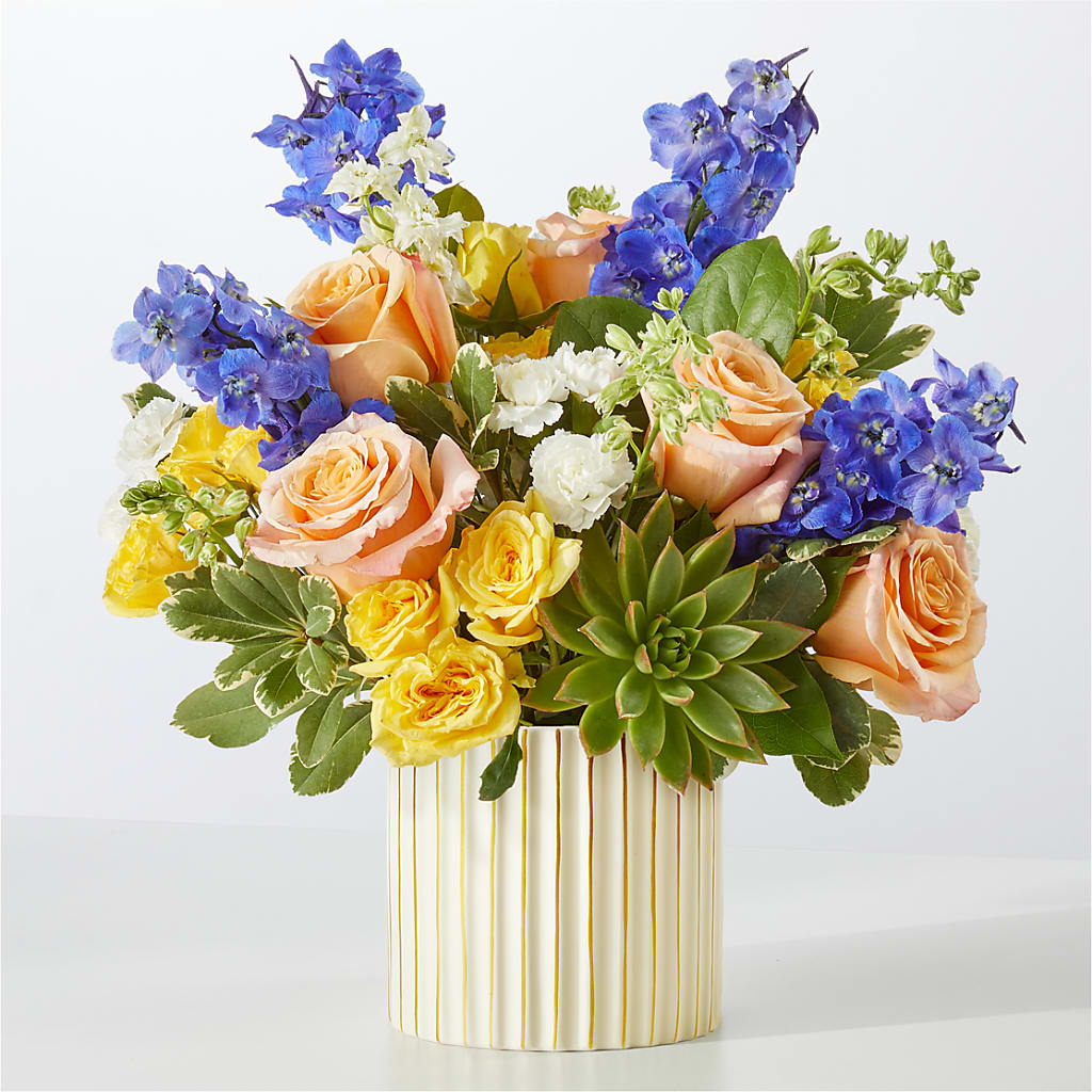 Cobalt Reverie Bouquet – BROWN'S FLOWERS & GIFTS, Fircrest WA