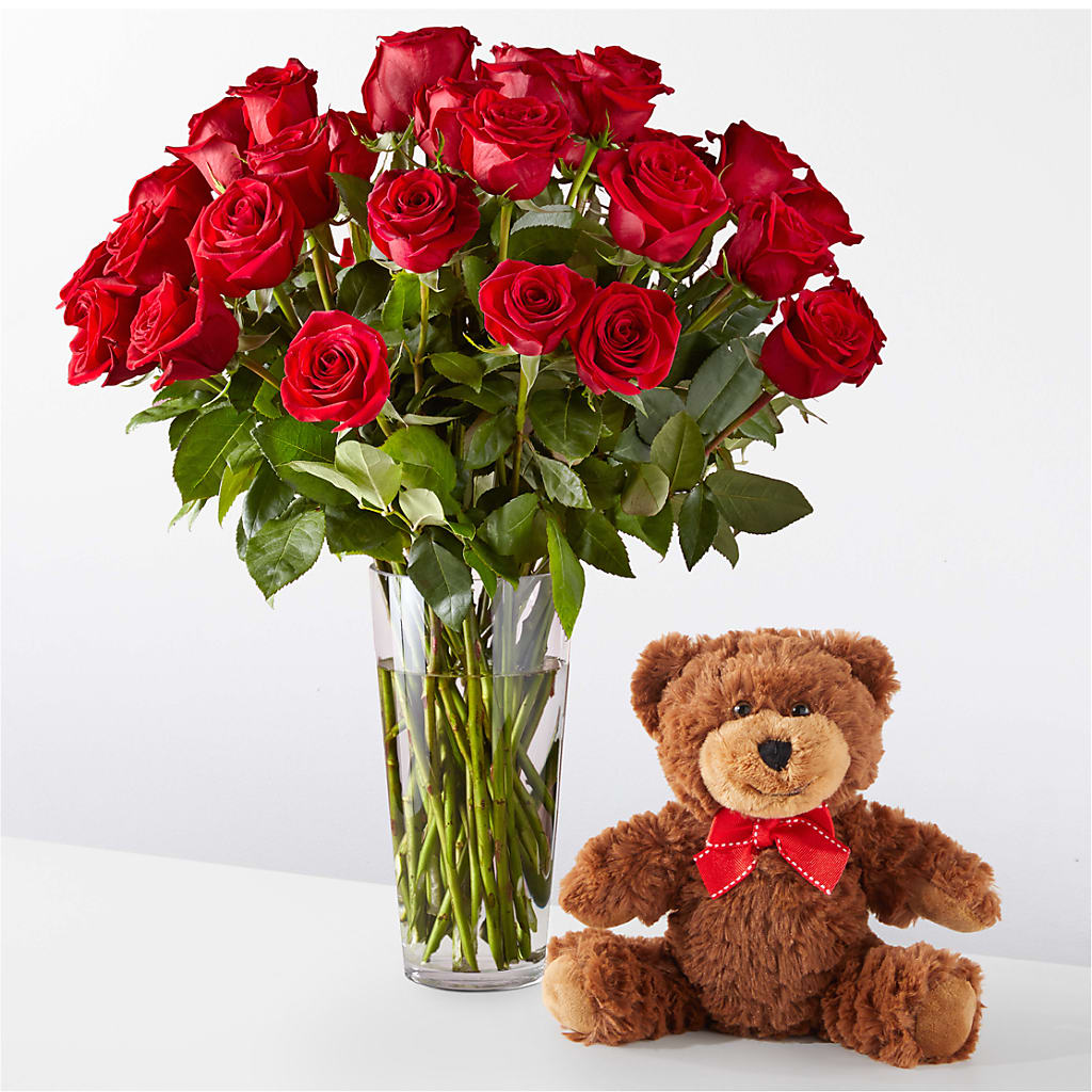 Romantic Long Stem Red Rose Bouquet Bundles – BROWN'S FLOWERS & GIFTS, Fircrest WA