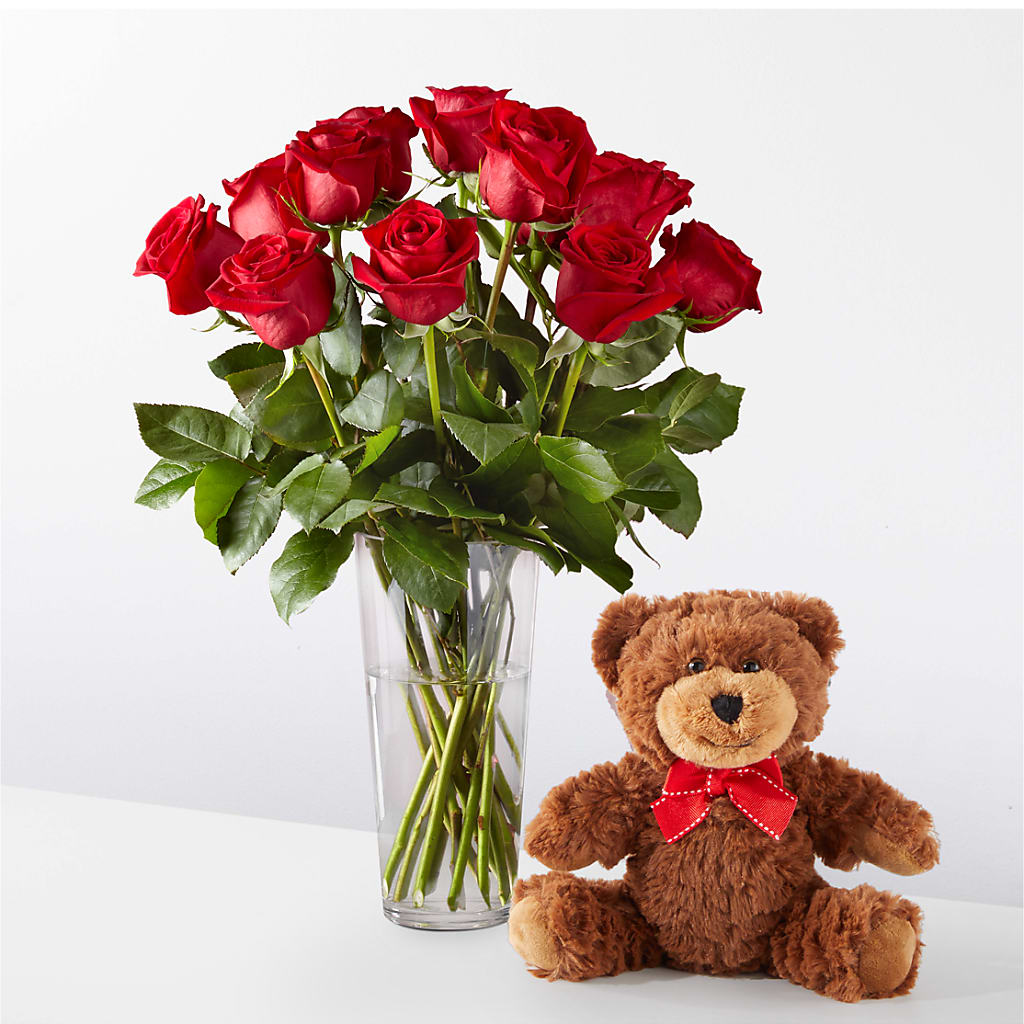 Romantic Long Stem Red Rose Bouquet Bundles – BROWN'S FLOWERS & GIFTS, Fircrest WA