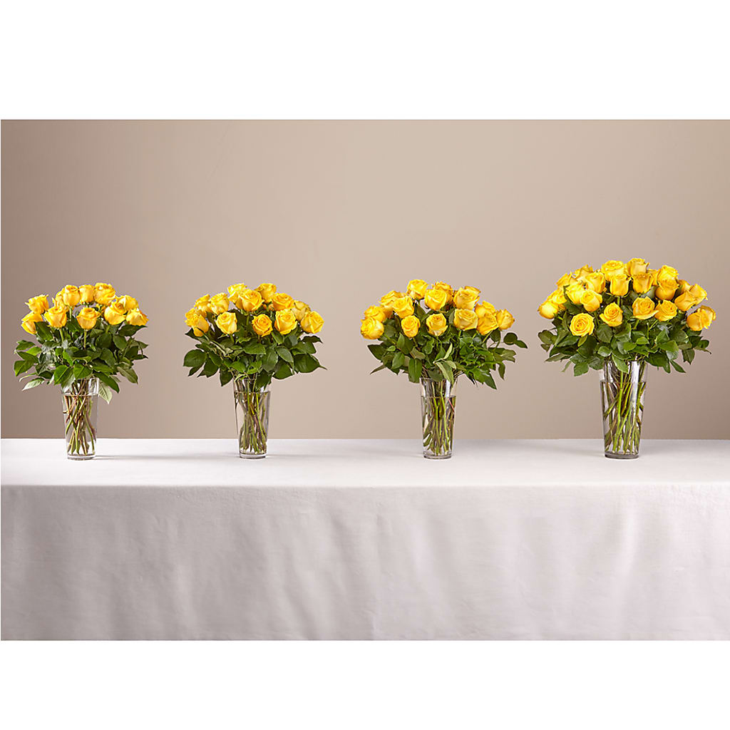 Long Stem Yellow Rose Bouquet – BROWN'S FLOWERS & GIFTS, Fircrest WA