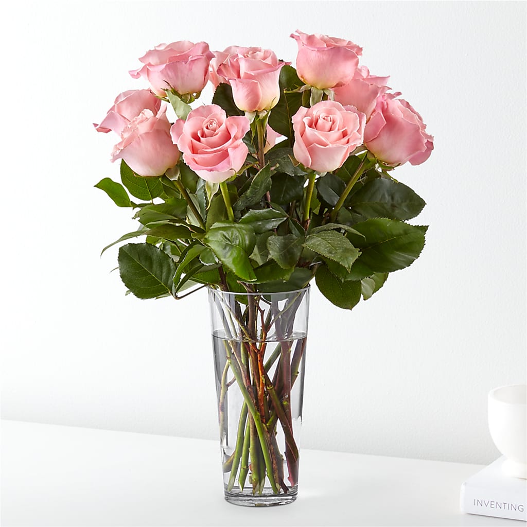 Long Stem Pink Rose Bouquet – BROWN'S FLOWERS & GIFTS, Fircrest WA