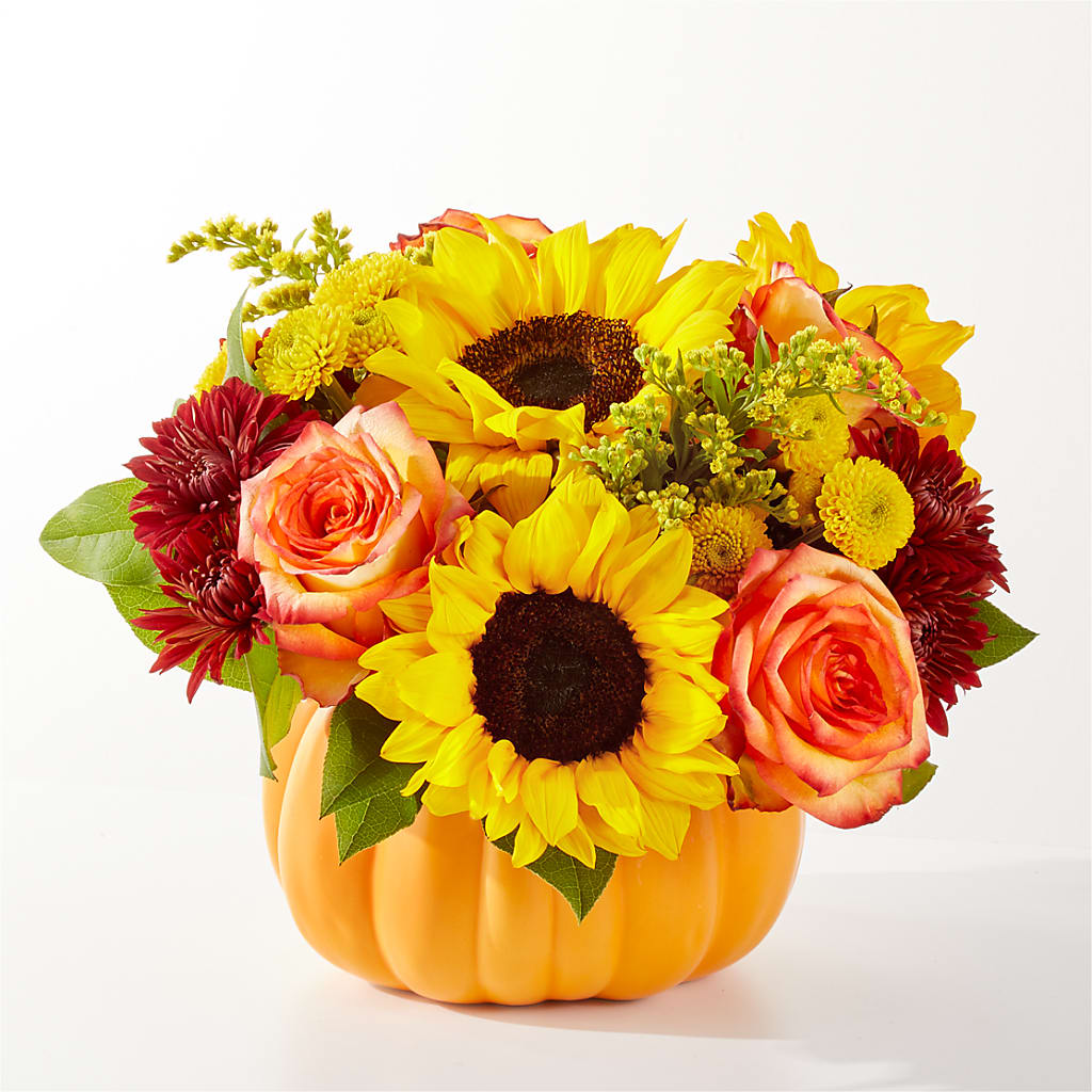 Golden Gourd Pumpkin Bouquet – BROWN'S FLOWERS & GIFTS, Fircrest WA