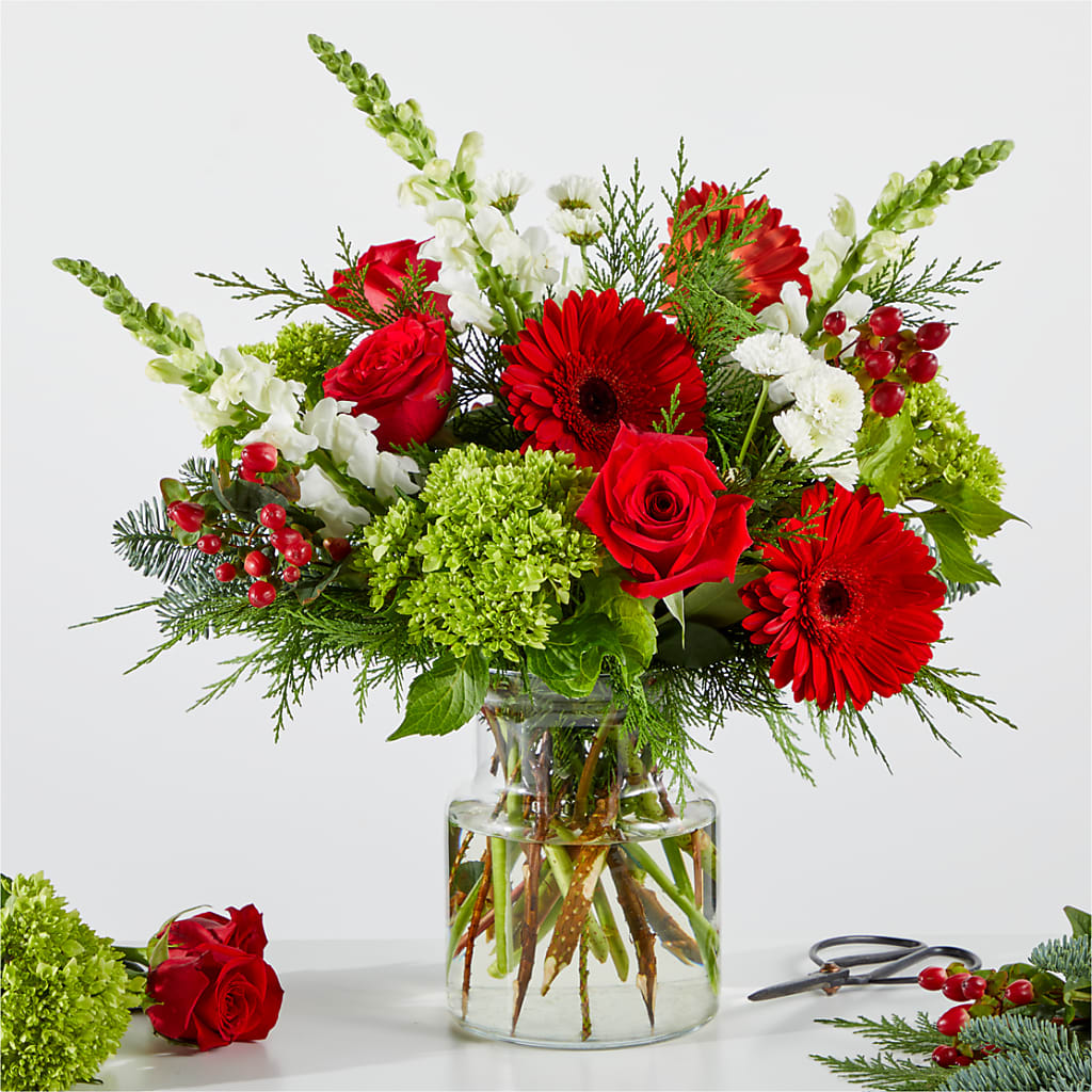 Merry Moment Bouquet – A Florist Original – BROWN'S FLOWERS & GIFTS, Fircrest WA