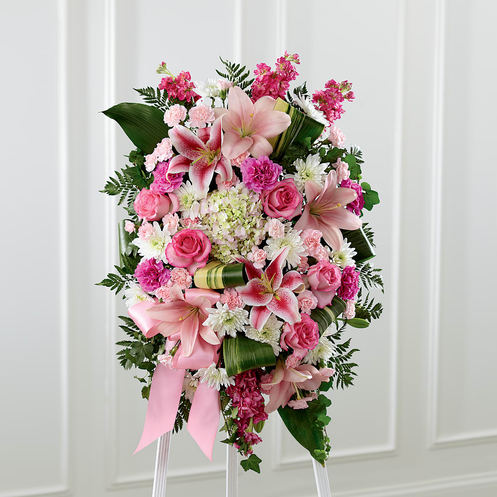 Comforting Standing Spray – BROWN'S FLOWERS & GIFTS, Fircrest WA