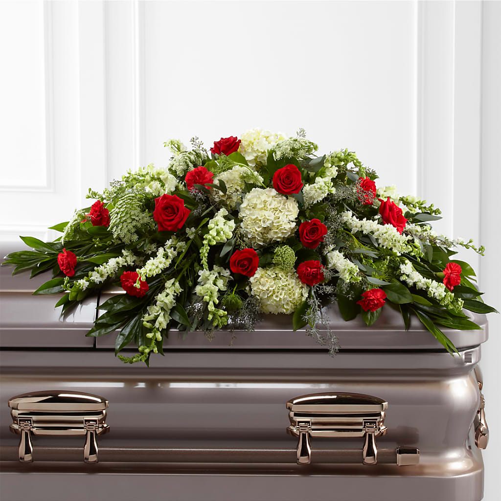 Sincerity Casket Spray – BROWN'S FLOWERS & GIFTS, Fircrest WA