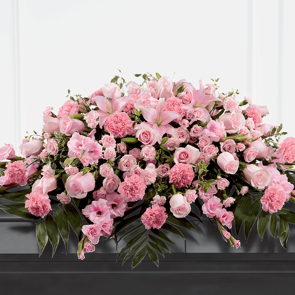 Garden of Comfort Casket Spray (Standard) – BROWN'S FLOWERS & GIFTS, Fircrest WA