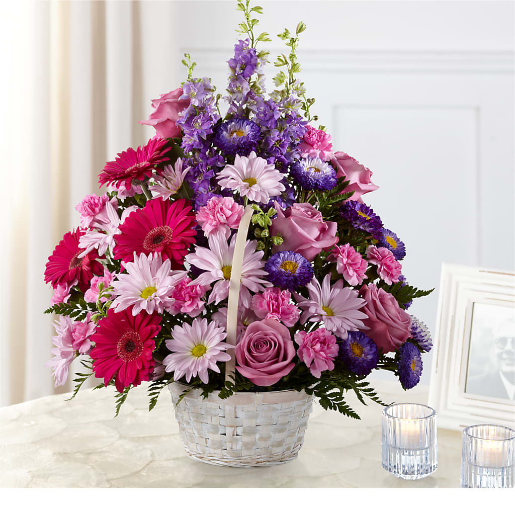 Pastel Peace Basket – BROWN'S FLOWERS & GIFTS, Fircrest WA