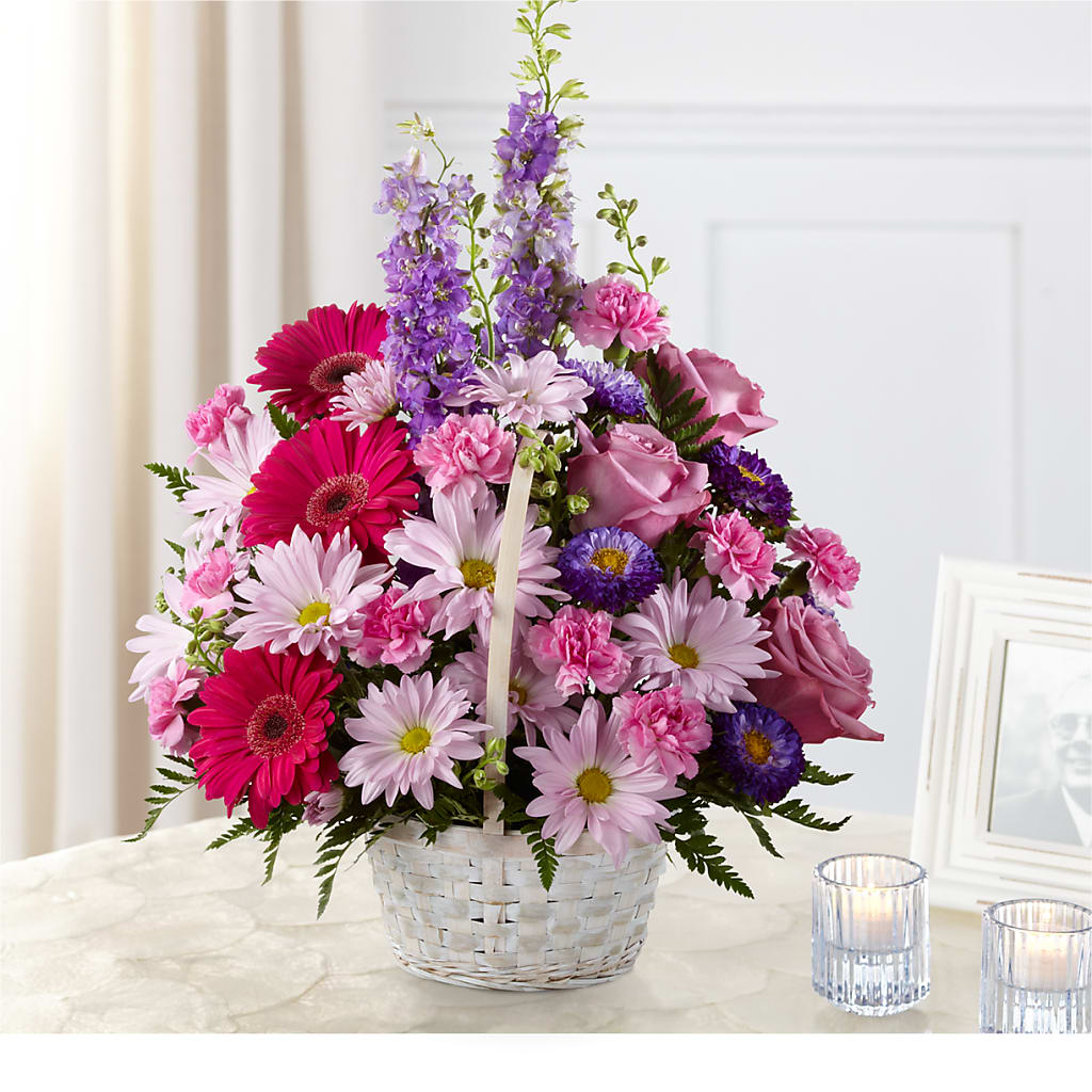 Pastel Peace Basket – BROWN'S FLOWERS & GIFTS, Fircrest WA