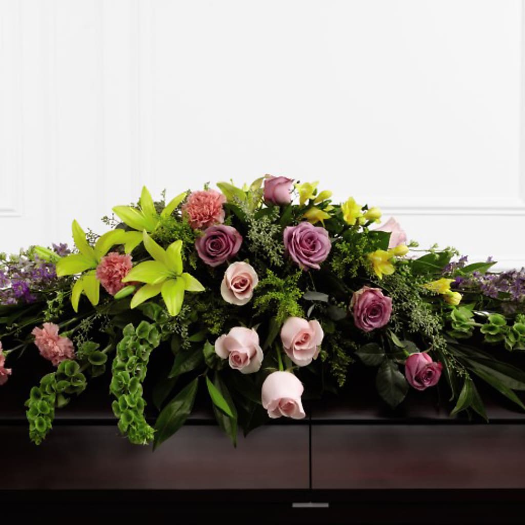 Forever Beloved Casket Spray – BROWN'S FLOWERS & GIFTS, Fircrest WA