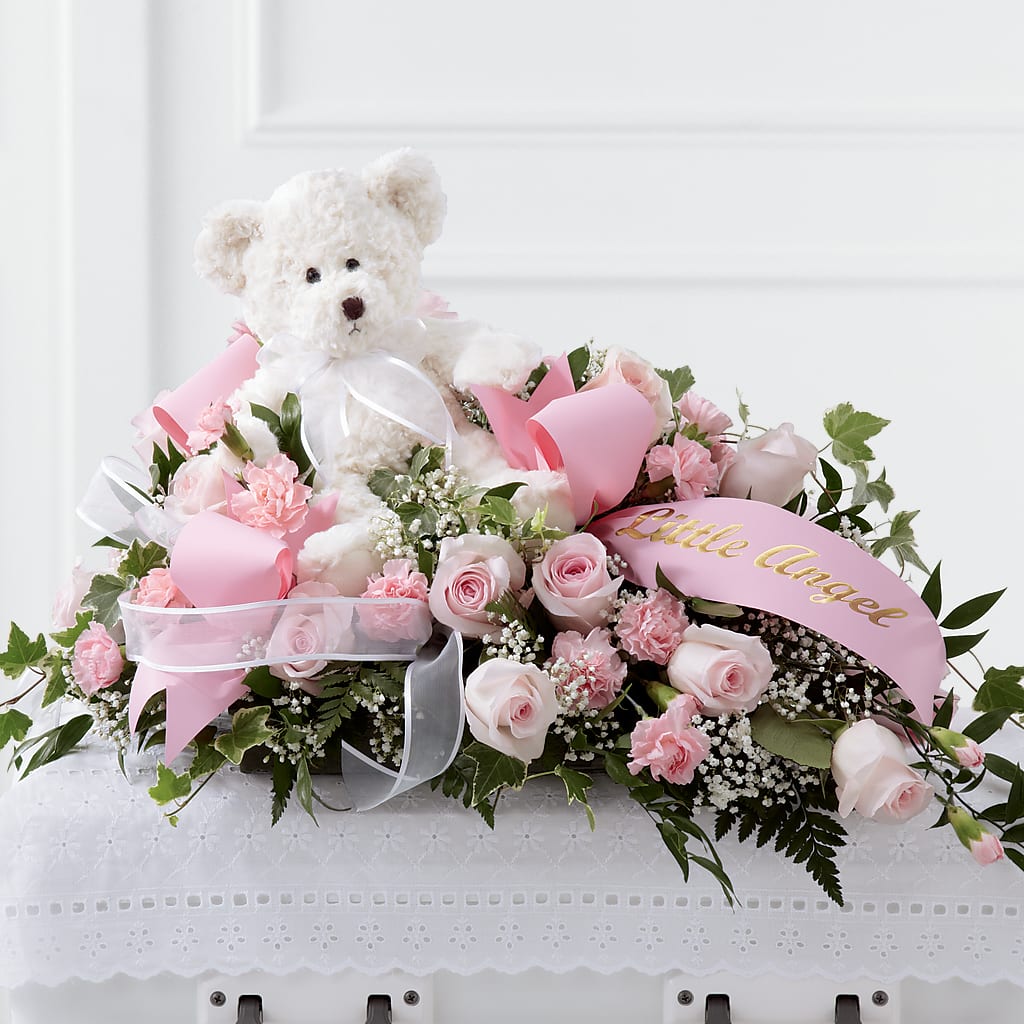 Touch of Sympathy Casket Spray – BROWN'S FLOWERS & GIFTS, Fircrest WA