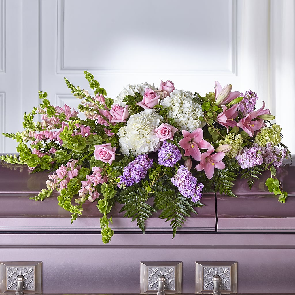 Life's Gratitude Casket Spray – BROWN'S FLOWERS & GIFTS, Fircrest WA