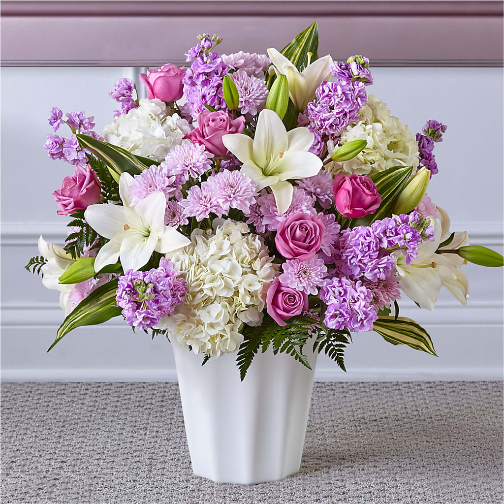 Heaven Sent Floor Basket – BROWN'S FLOWERS & GIFTS, Fircrest WA