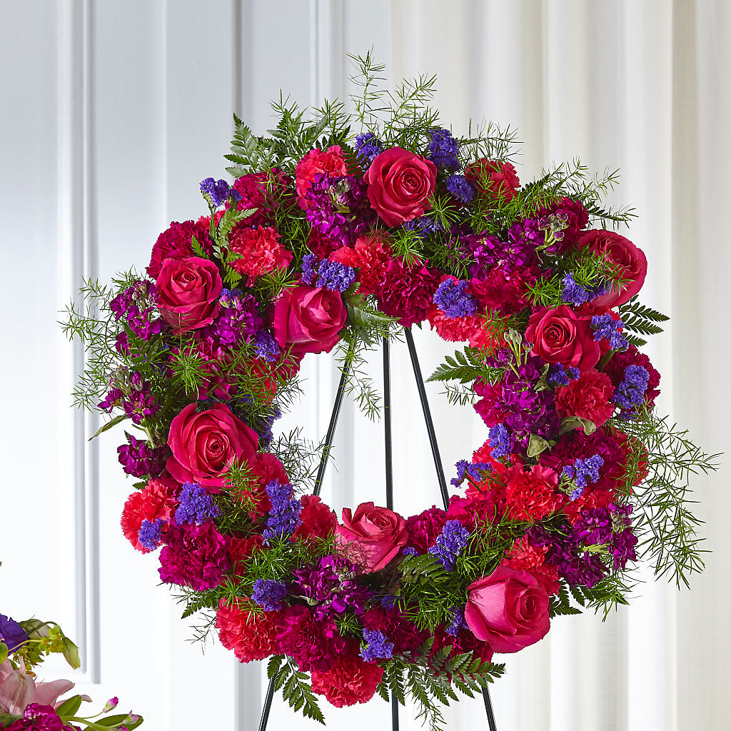 Calming Colors Wreath – BROWN'S FLOWERS & GIFTS, Fircrest WA