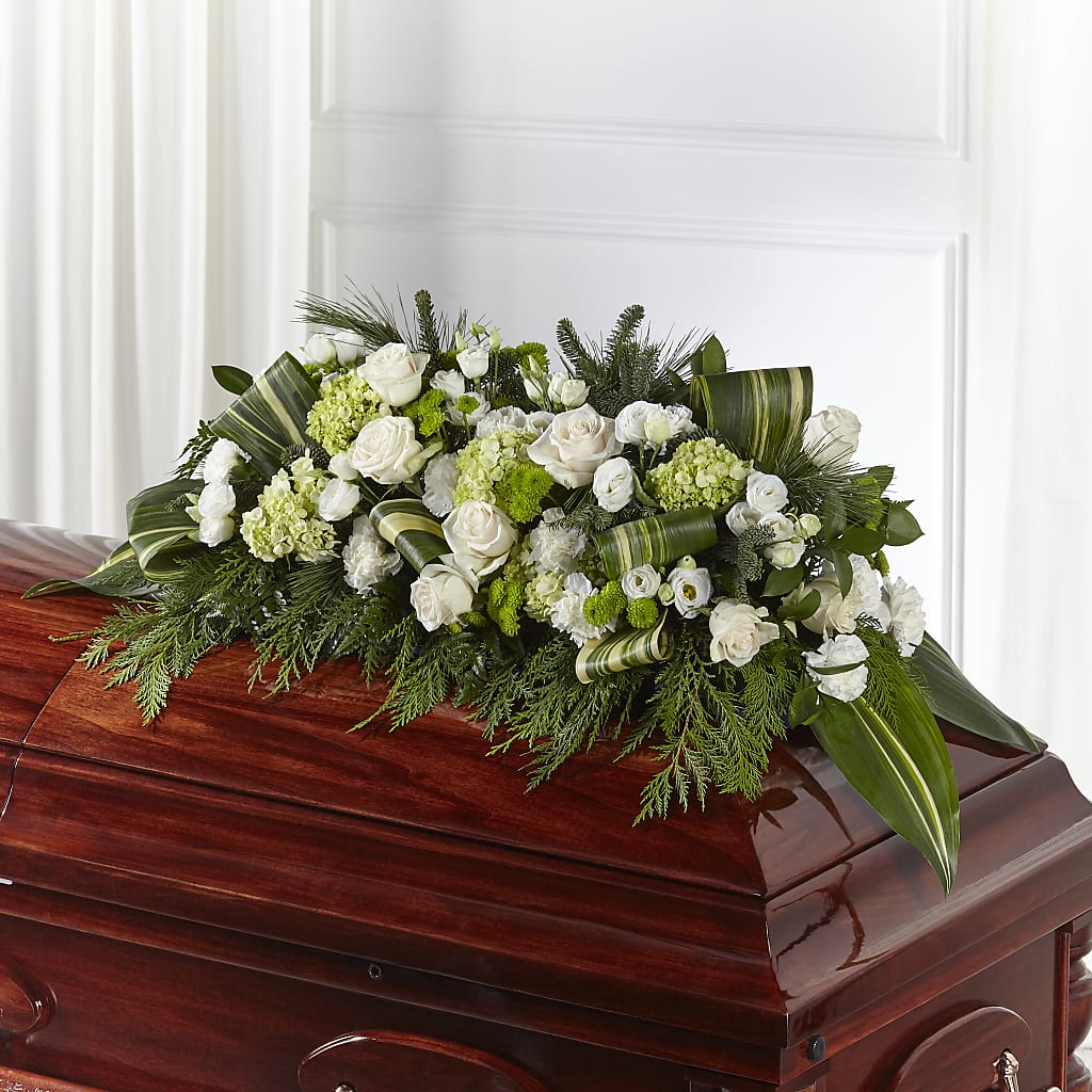 Hopeful Gesture Casket Spray – BROWN'S FLOWERS & GIFTS, Fircrest WA