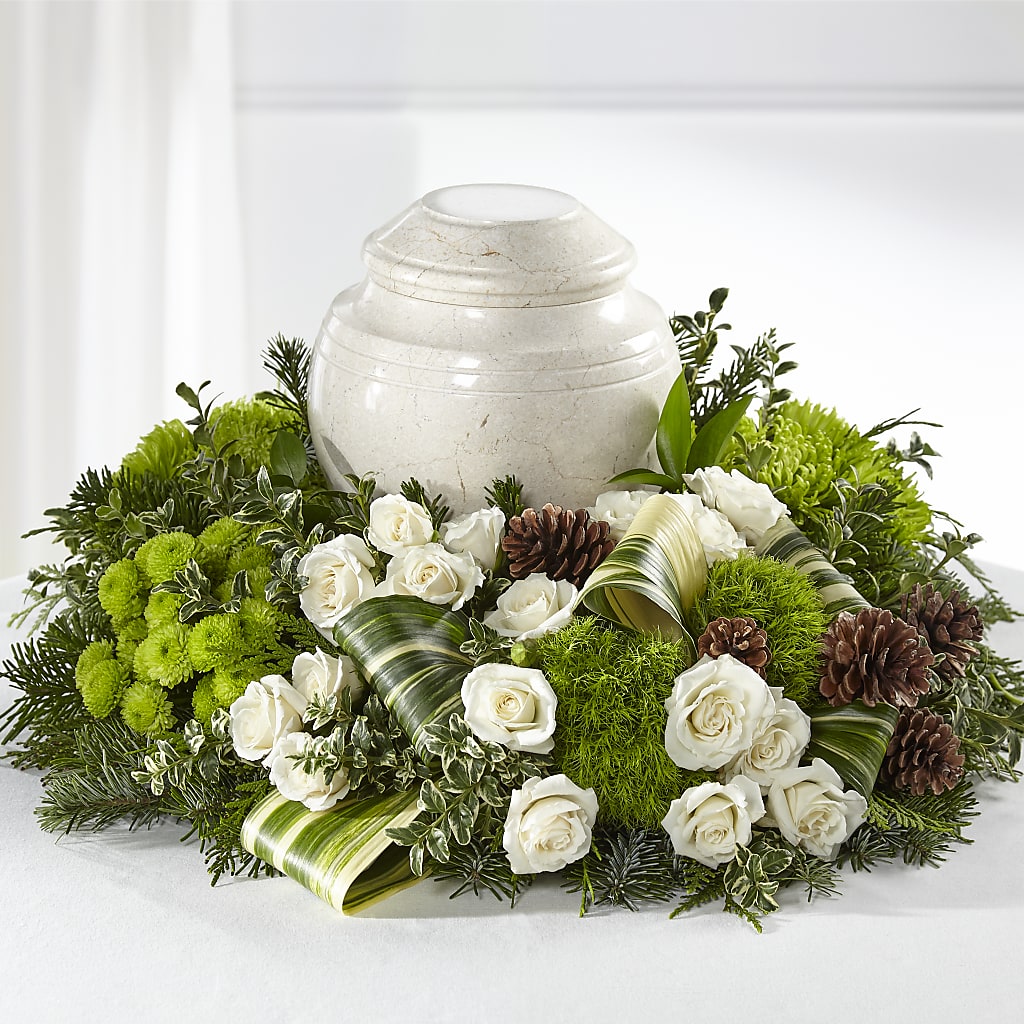 Precious Evergreen Cremation Adornment – BROWN'S FLOWERS & GIFTS, Fircrest WA