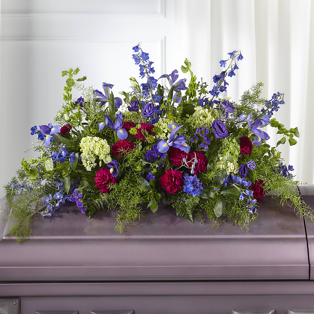 Always Treasured Casket Spray – BROWN'S FLOWERS & GIFTS, Fircrest WA