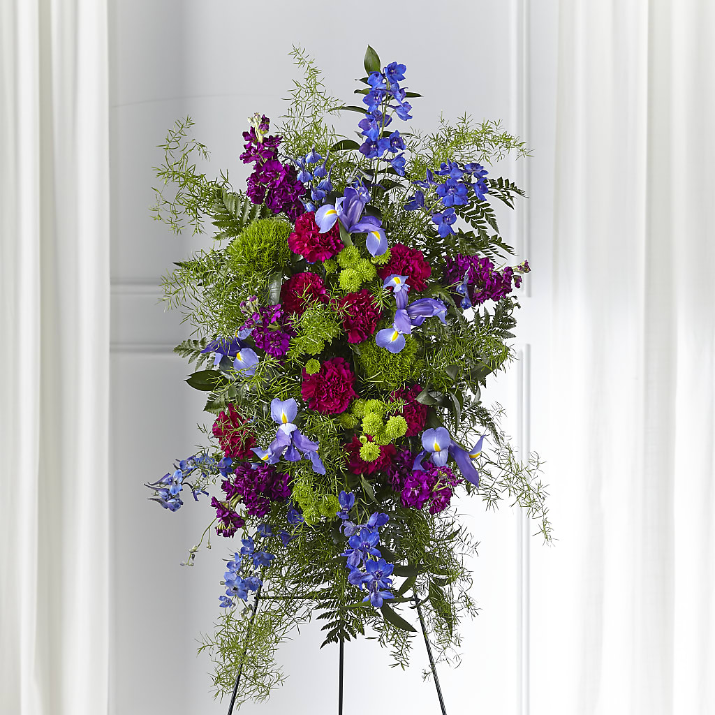Heavenly Skies Standing Spray – BROWN'S FLOWERS & GIFTS, Fircrest WA