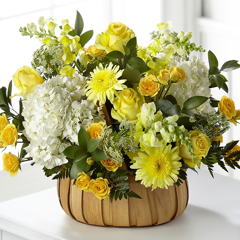 Rustic Remembrance Basket – BROWN'S FLOWERS & GIFTS, Fircrest WA