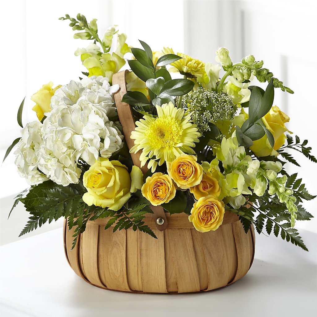 Rustic Remembrance Basket – BROWN'S FLOWERS & GIFTS, Fircrest WA