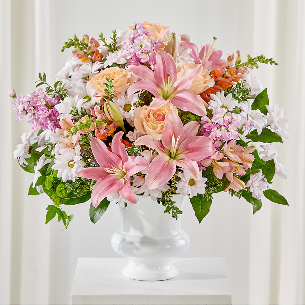 Heartfelt Gesture Urn Arrangement – BROWN'S FLOWERS & GIFTS, Fircrest WA