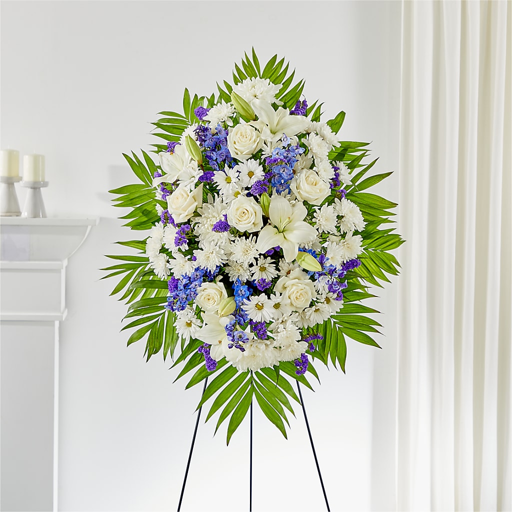 At Rest Standing Spray – BROWN'S FLOWERS & GIFTS, Fircrest WA