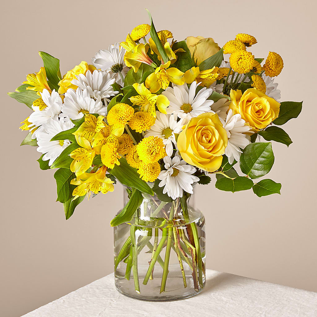Sunny Sentiments Bouquet – BROWN'S FLOWERS & GIFTS, Fircrest WA