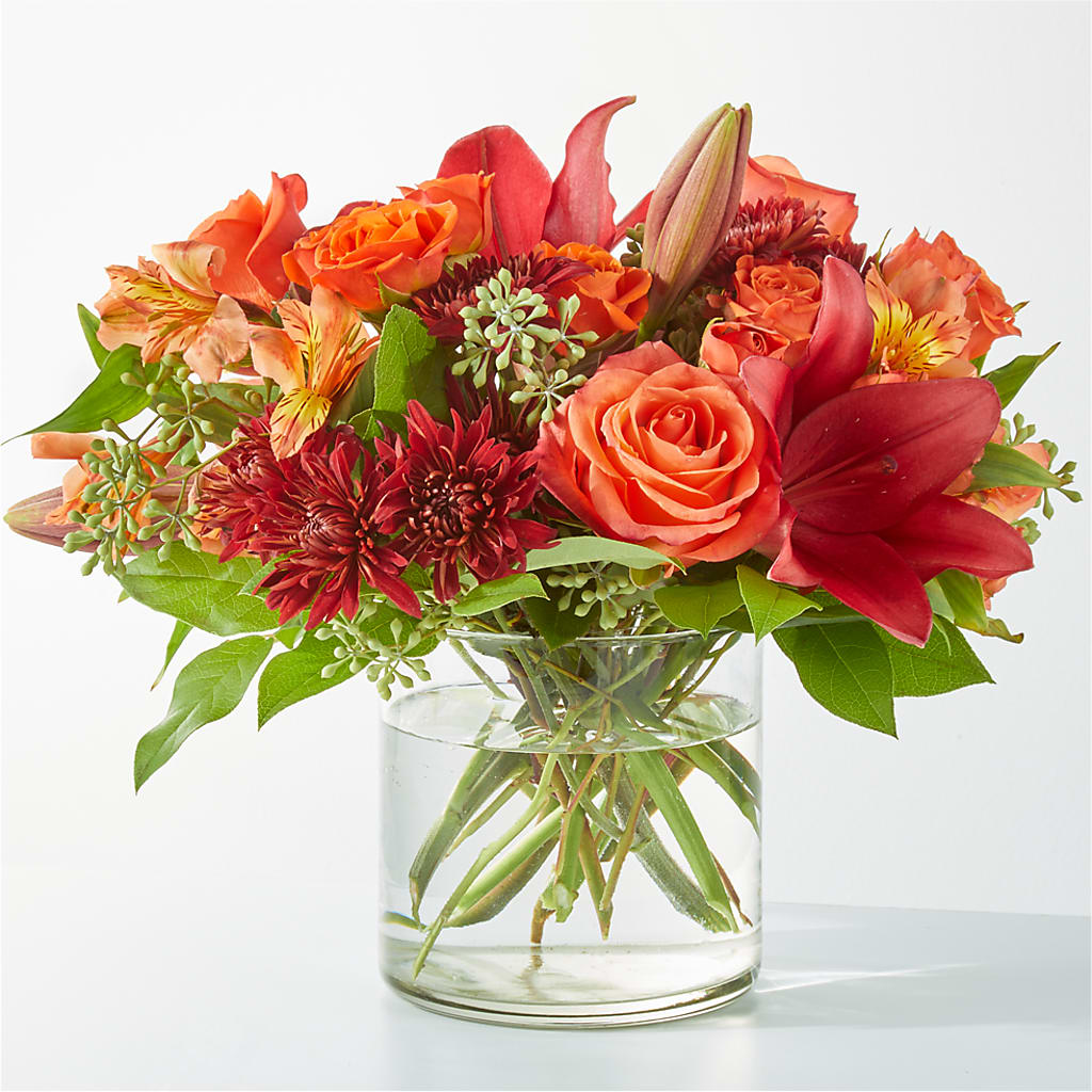 Crimson Leaves Bouquet – BROWN'S FLOWERS & GIFTS, Fircrest WA