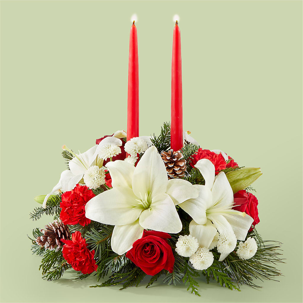 Seasonal Festivities Centerpiece – BROWN'S FLOWERS & GIFTS, Fircrest WA