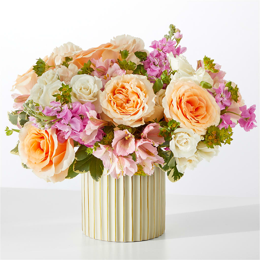 Paradise Bouquet with Ivory Vase – BROWN'S FLOWERS & GIFTS, Fircrest WA