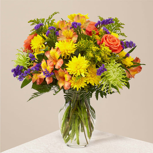 Marmalade Skies Bouquet – BROWN'S FLOWERS & GIFTS, Fircrest WA