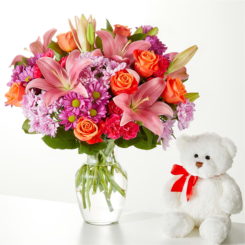 One and Only Bouquet and Bear Bundle – BROWN'S FLOWERS & GIFTS, Fircrest WA
