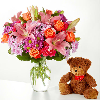 One and Only Bouquet and Bear Bundle – BROWN'S FLOWERS & GIFTS, Fircrest WA