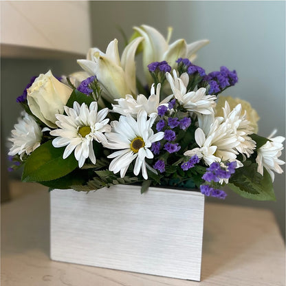 Beyond Blue Box Bouquet – BROWN'S FLOWERS & GIFTS, Fircrest WA