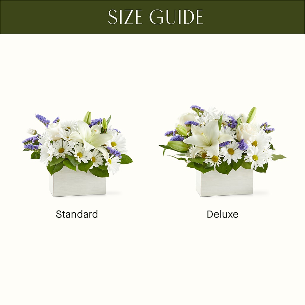 Beyond Blue Box Bouquet – BROWN'S FLOWERS & GIFTS, Fircrest WA