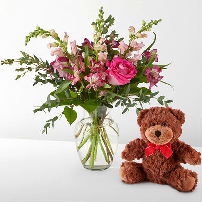 Happily Ever After Bouquet & Bear Set – BROWN'S FLOWERS & GIFTS, Fircrest WA