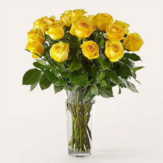Long Stem Yellow Rose Bouquet – BROWN'S FLOWERS & GIFTS, Fircrest WA