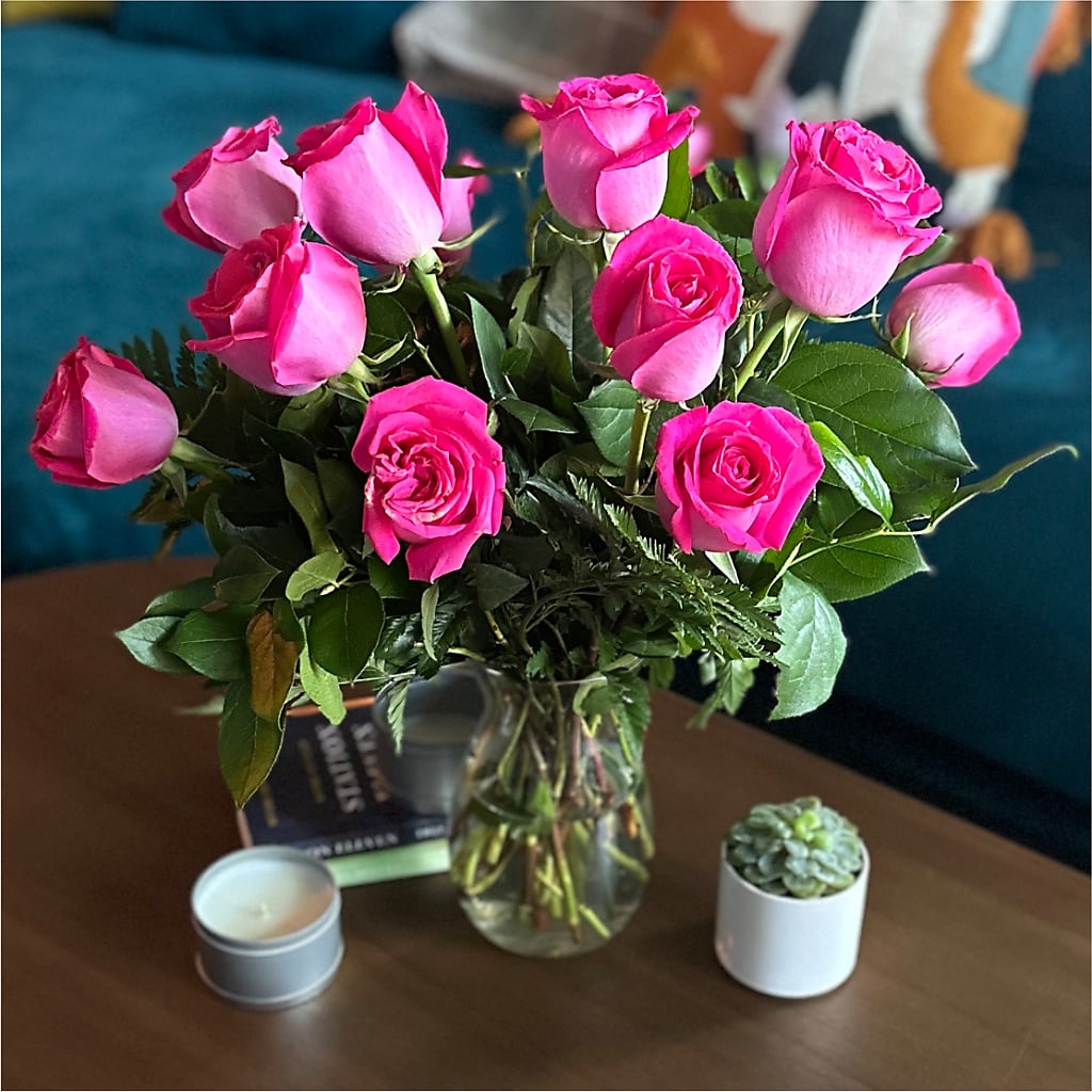 Long Stem Pink Rose Bouquet – BROWN'S FLOWERS & GIFTS, Fircrest WA