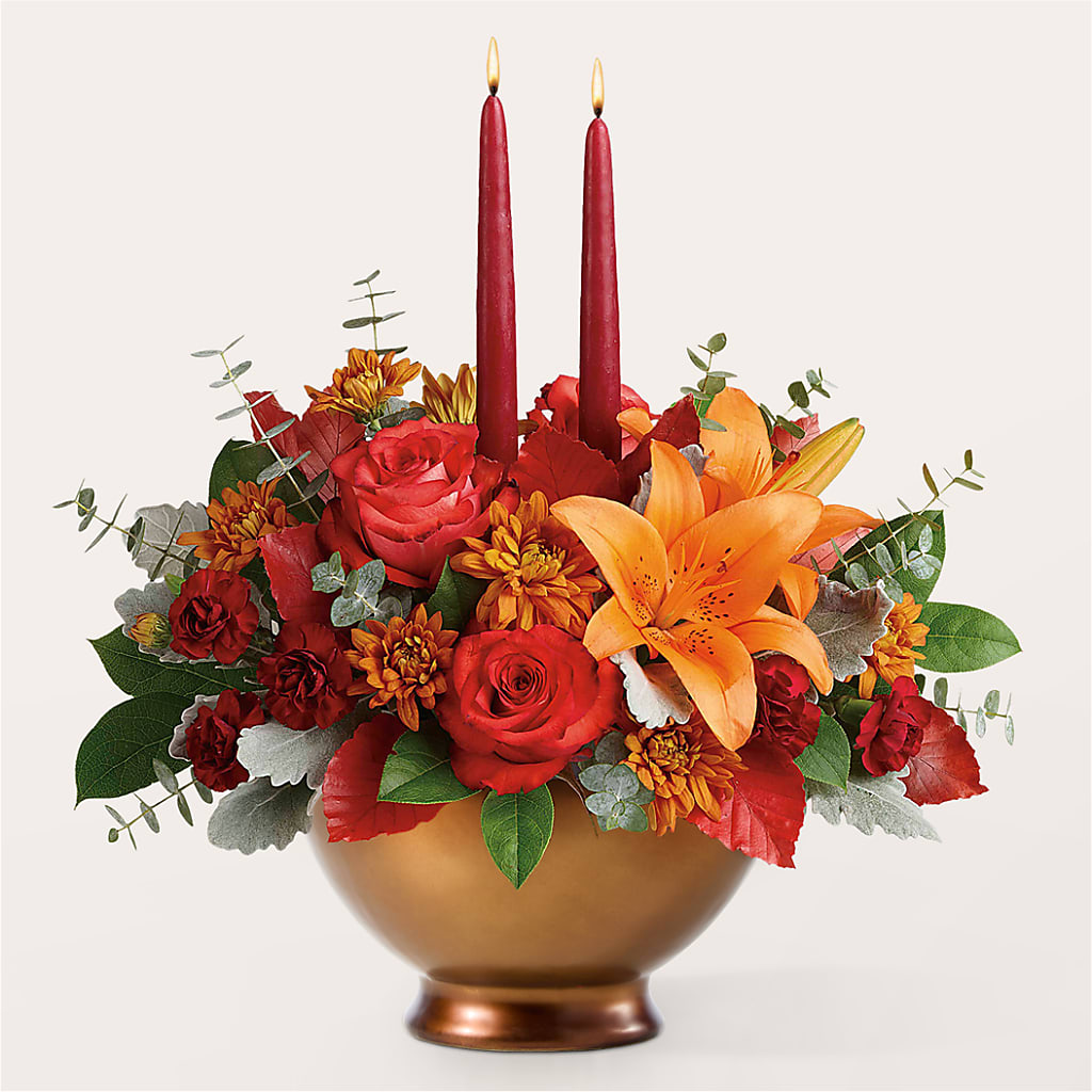 Fruits of Fall Centerpiece – BROWN'S FLOWERS & GIFTS, Fircrest WA