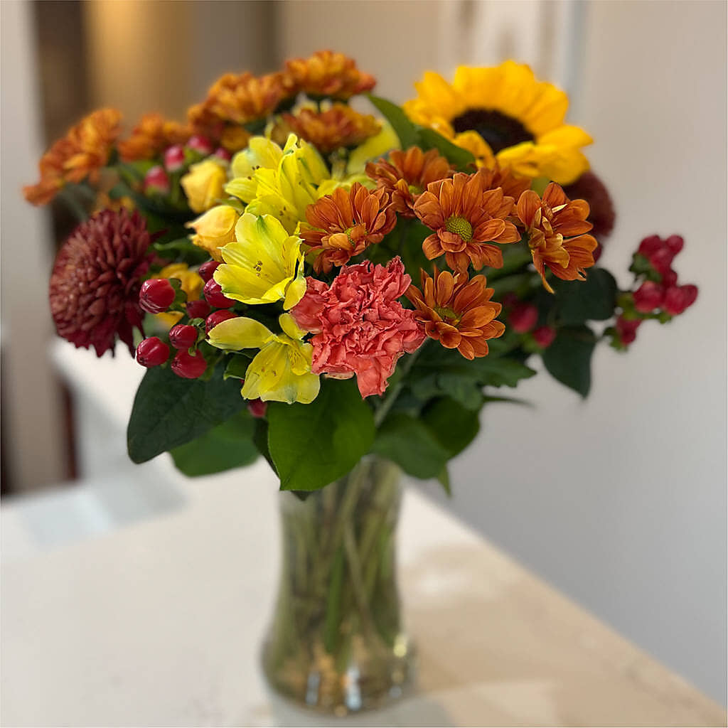 Fall Delight – A Florist Original – BROWN'S FLOWERS & GIFTS, Fircrest WA
