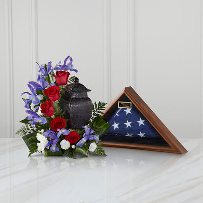 Patriotic Tribute Arrangement – BROWN'S FLOWERS & GIFTS, Fircrest WA