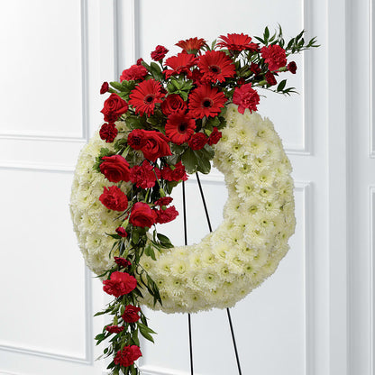 Graceful Tribute Wreath – BROWN'S FLOWERS & GIFTS, Fircrest WA
