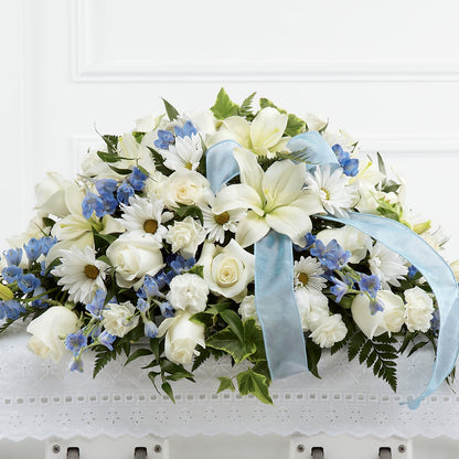 Tender Treasure Casket Spray – BROWN'S FLOWERS & GIFTS, Fircrest WA
