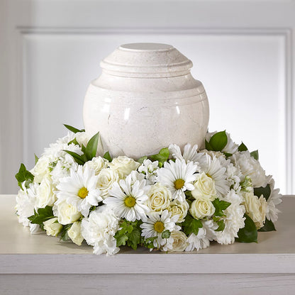 Ivory Gardens Cremation Adornment – BROWN'S FLOWERS & GIFTS, Fircrest WA