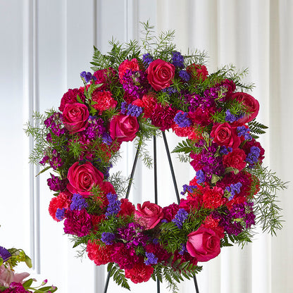 Calming Colors Wreath – BROWN'S FLOWERS & GIFTS, Fircrest WA