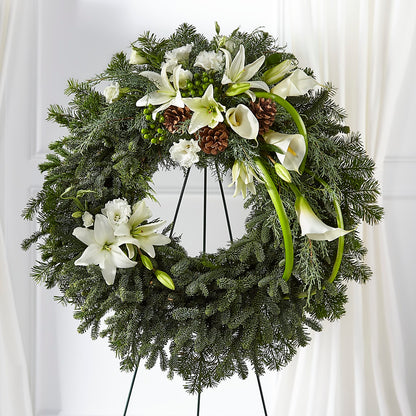 Greens of Hope Wreath – BROWN'S FLOWERS & GIFTS, Fircrest WA