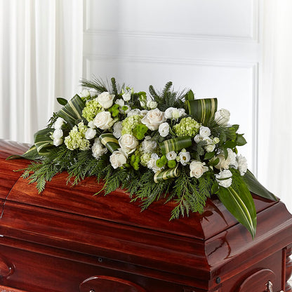 Hopeful Gesture Casket Spray – BROWN'S FLOWERS & GIFTS, Fircrest WA
