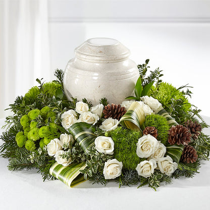 Precious Evergreen Cremation Adornment – BROWN'S FLOWERS & GIFTS, Fircrest WA